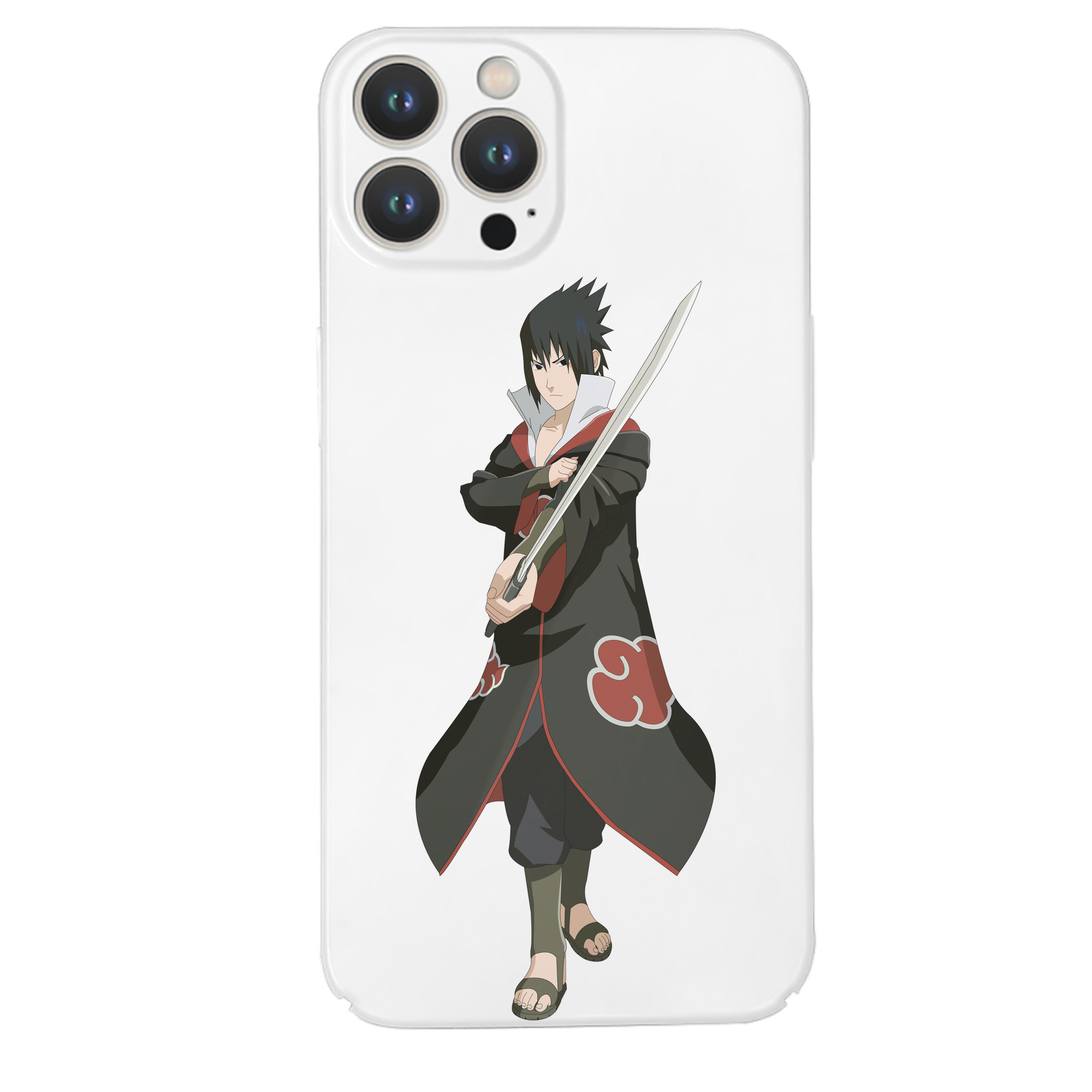（画像用） NARUTO -ナルト- うちは サスケ Uchiha Sasuke 【iPhone 14シリーズ対応】ハードケース